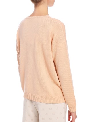 Коричневый свитер MAX MARA: фото 5 - Invogue